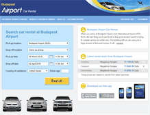 Tablet Screenshot of budapestairportcarrental.net